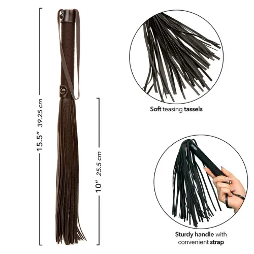 Nocturnal Flogger Leather Black – Calex