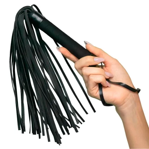 Nocturnal Flogger Leather Black – Calex