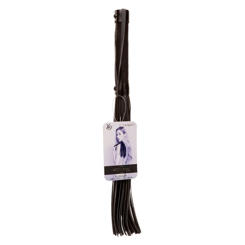 Nocturnal Flogger Leather Black | Calex