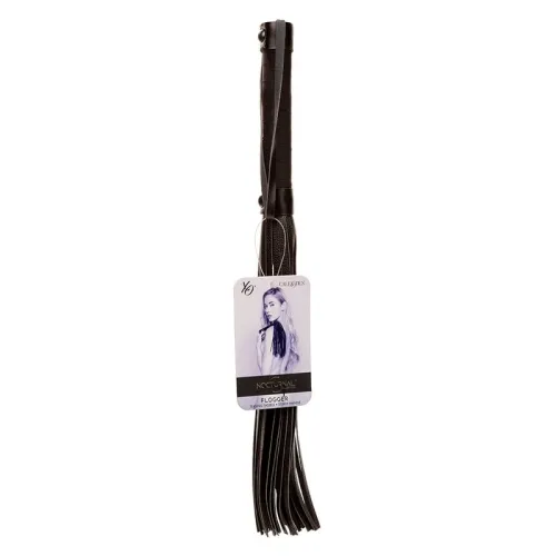 Nocturnal Flogger Leather Black – Calex