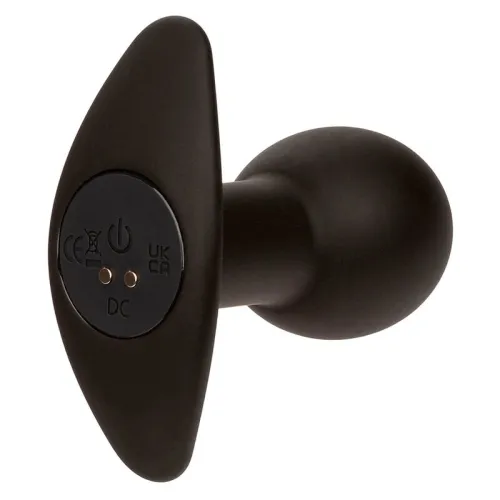 Rock Bottom Anal Plug 10 Modes Silicone Black – Calex
