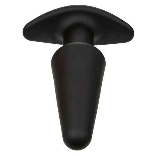 Rock Bottom Tapered Anal Plug 10 Modes Silicone Black – Calex