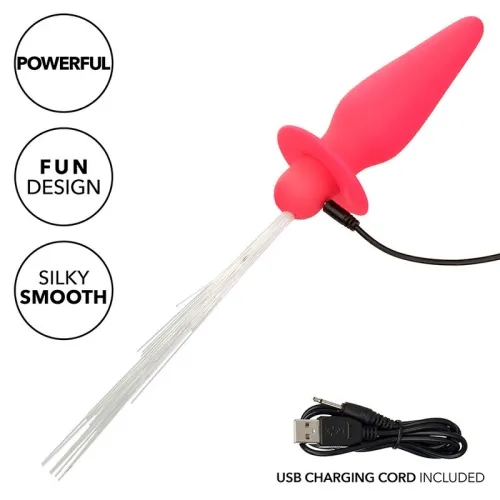 Southern Lights Light Up Analstecker 10 Modi Silikon Rosa – Calex