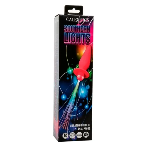 Southern Lights Light Up Analstecker 10 Modi Silikon Rosa – Calex