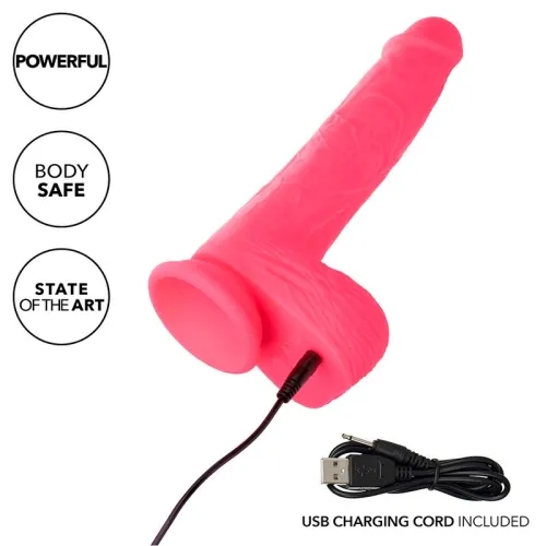 Studs Realistischer Vibrator 10 Modi Rosa | Calex