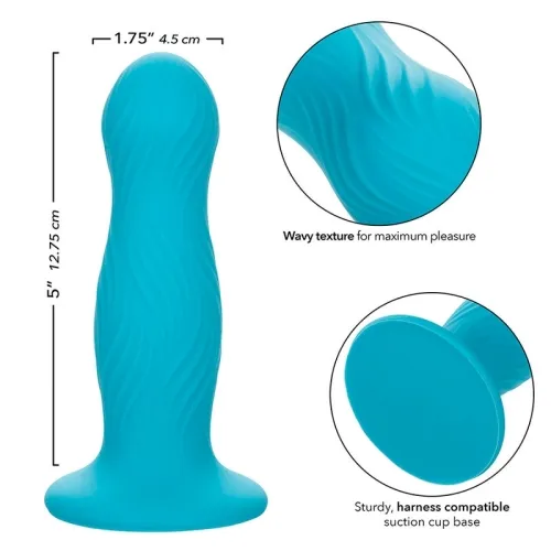 Wave Rider Swell Anal Plug Blue – Calex