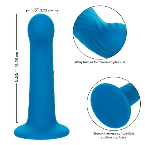 Wave Rider Ripple Analstecker Blau – Calex