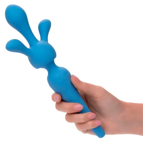 Couture Kit Vibrator Wand 10 Modes Blue – Calex