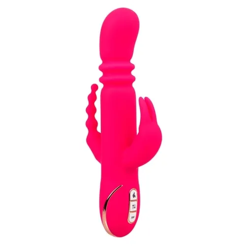 Jack Fantasy Triple Heated Vibrator Rabbit Pink | Calex