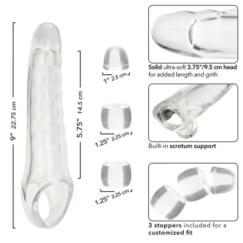 Maxx Adjustable Clear Penis Extender – Calex