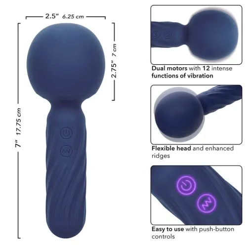 Charisma Seduction Massager 12 Modes Purple – Calex