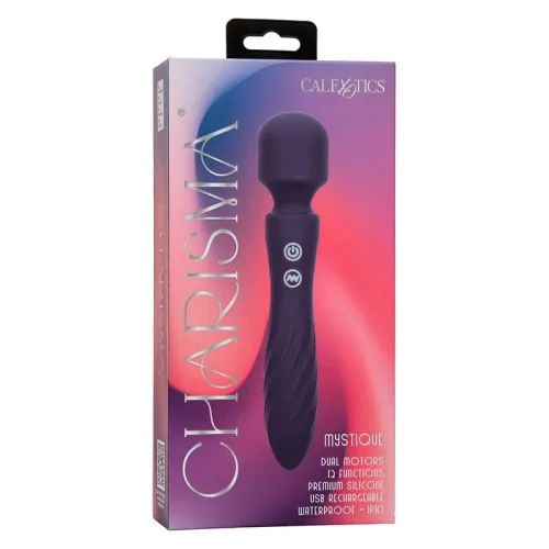 Charisma Mystique Massager Dual Motor 12 Modes Purple – Calex