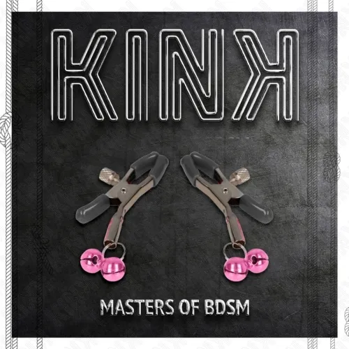 Doppelglöckchen-Nippelklammer Rosa 6cm – Kink