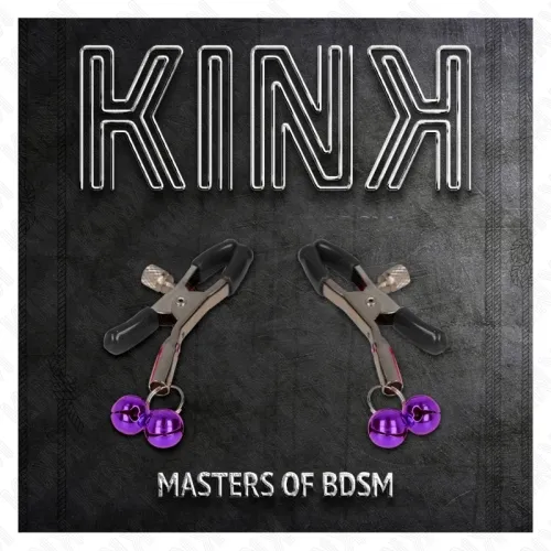 Double Bell Nipple Clamp Purple 6cm – Kink