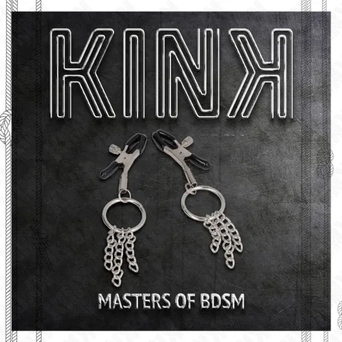 O-Ring Nippelklemme Und Kleine Kette Silber 6cm – Kink