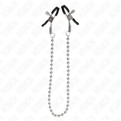 Pearl necklace nipple clamps 30cm – Kink