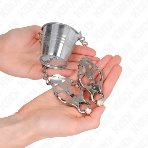 Nippelklemmen Mit Eimer Silber – Kink