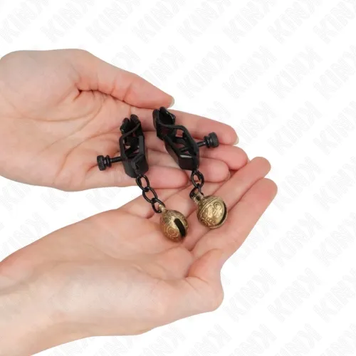 Bell Jaw Style Nipple Clamps Black 7cm – Kink
