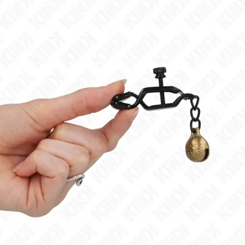 Bell Jaw Style Nipple Clamps Black 7cm – Kink