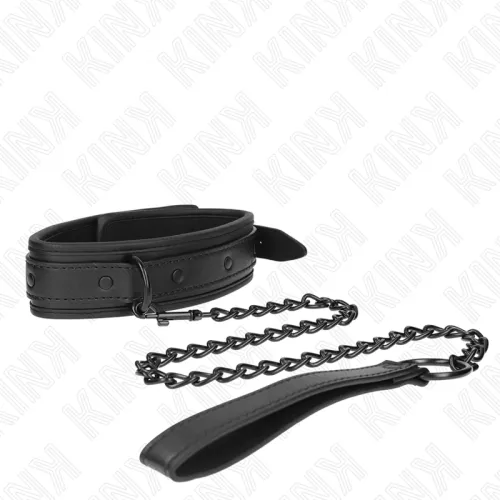 Neopren Bondage Halsband Modell 2 Mit Leine 78cm – Kink