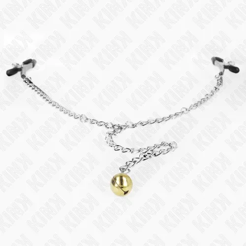 Chain nipple clamps with bell 30cm – Kink