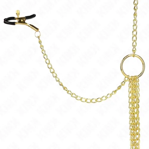 4 Adjustable Nipple and Clitoral Clamps, Gold – Kink