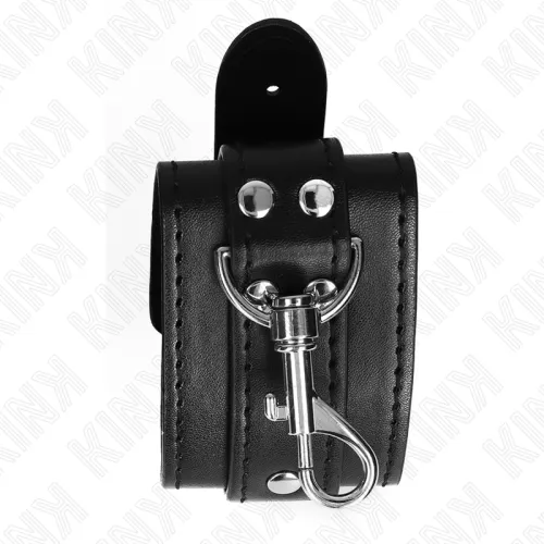 Abschließbare Dungeon Handgelenksfesseln Schwarz – Kink