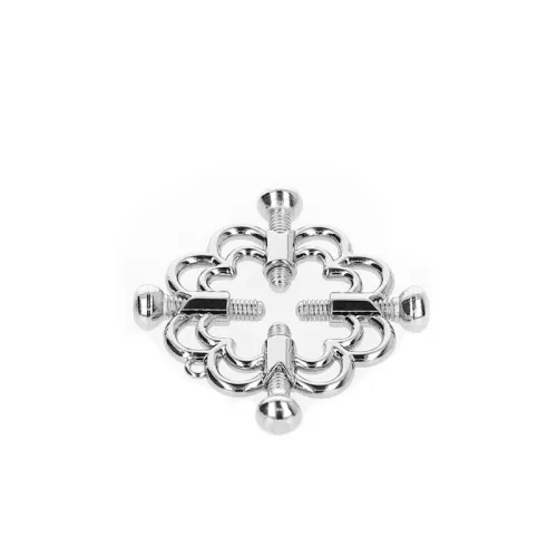 Metallic flower nipple clamps – Kink