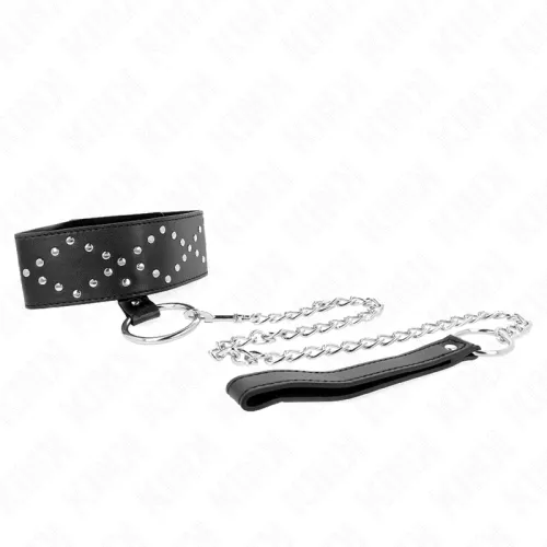 Halskette 65cm Mit Leine Mit Silbernen Nieten Modell 3 – Kink
