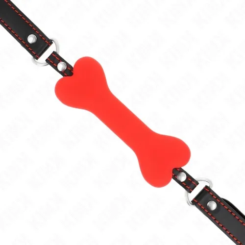 Red Bone 12cm Gag 63 x 2cm – Kink