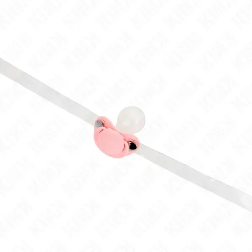 Pink pacifier-shaped tip 5.5 x 4 cm Adjustable 43-60 cm – Kink