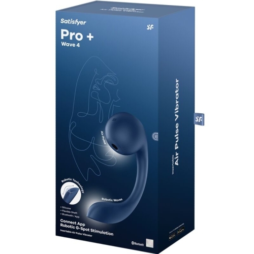 SATISFYER - PRO+ WAVE 4 G-SPOT & AIR PULSE STIMULATOR KOSTENLOSE APP DUNKELBLAU