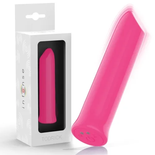 Pinkes, zylinderförmiges Gerät neben einer weißen Verpackung mit Sichtfenster.