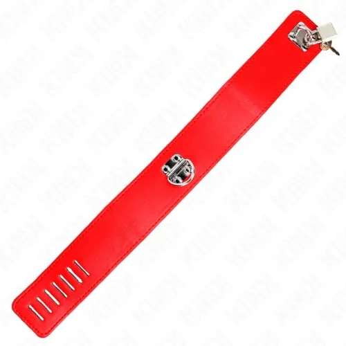 Halskette Mit Leine 65cm Mit Breitem Roten Band – Kink