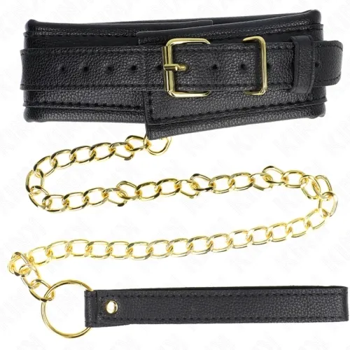 Necklace with Sponge Faux Leather Band Model 1 – Kink