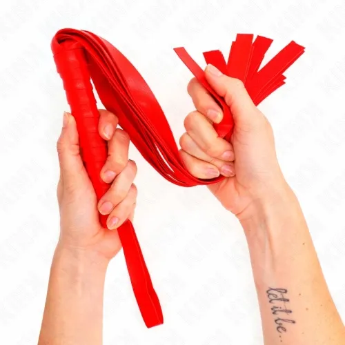 Rote Breitschwanzpeitsche 48.5cm – Kink