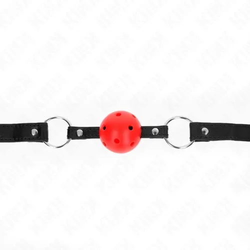 Hollow Hard Red Ball 4.5cm Gag Model 1 63.5 x 2cm – Kink