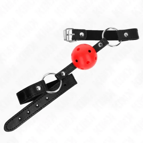 Hollow Hard Red Ball 4.5cm Gag Model 1 63.5 x 2cm – Kink