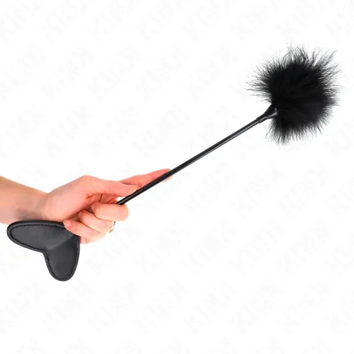 Tickle Feathers with Heart Paddle 31cm – Kink