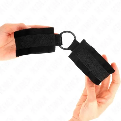 Beginner Handmanschetten 25cm Mit O-Ring 4cm Schwarz – Kink