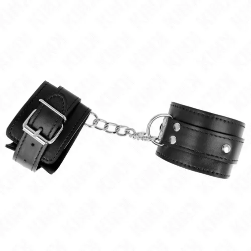 3 D-Ring Adjustable Wrist Cuffs Black – Kink