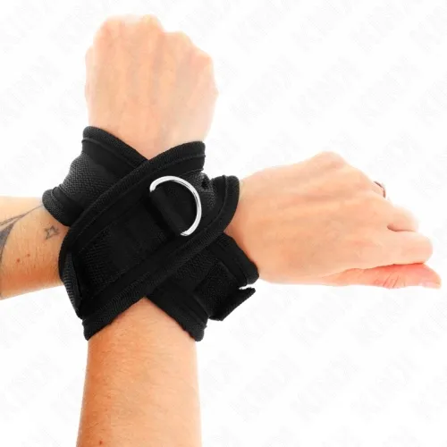 Kreuzmanschetten Schwarz 34 X 5.5cm – Kink