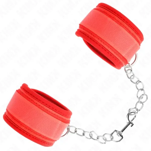Neoprene wrist cuffs, red, 42 x 5 cm – Kink