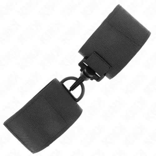 Black Nylon Wrist Cuffs – Kink