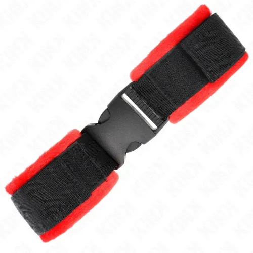 Nylon Bind Klett-Handfesseln Schwarz – Kink