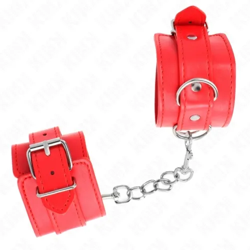 Einfache Handgelenksfesseln Rot – Kink