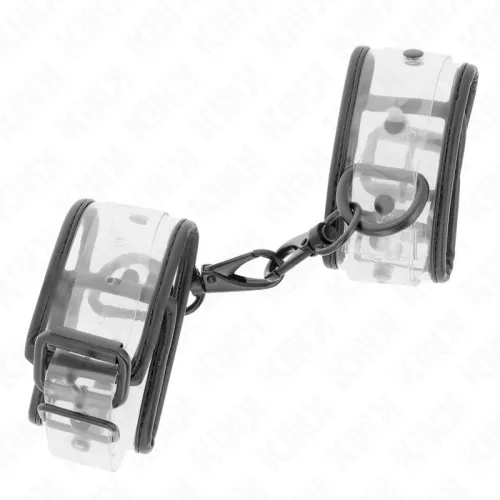 Transparent wrist cuffs – Kink