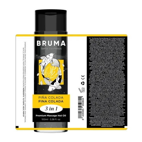 Premium-Massageöl Wärmend Pina Colada 3In1 - 100ml – Bruma