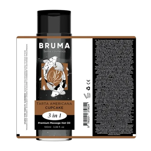 Premium Warming Cupcake Massage Oil 3-in-1 - 100ml – Bruma