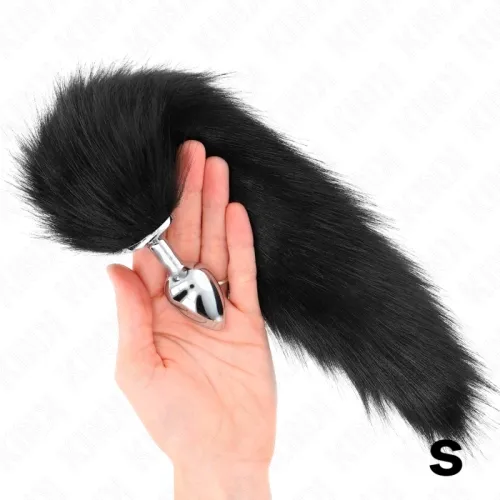 Analplug Größe S 7 X 3cm Mit Schwanz 40cm Schwarz – Kink